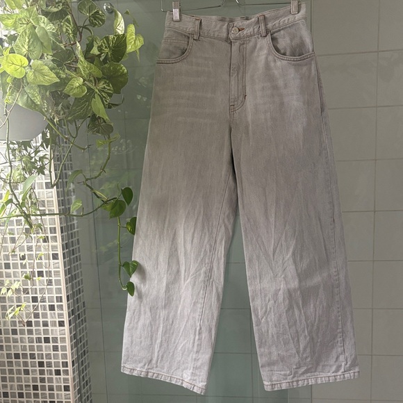 Rachel Comey Denim - Rachel Comey Gray Wide-Leg Jeans